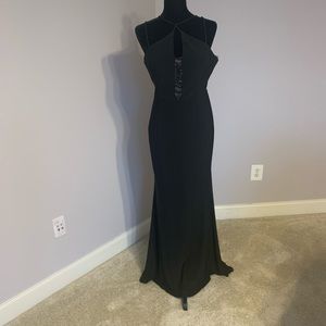 Black evening gown